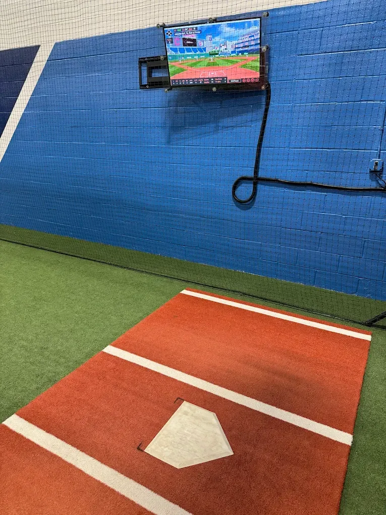 HitTrax simulator batting cage at Concord Sports Plex